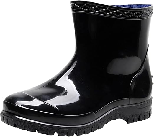 Gummistiefel Damen Halbhoch Weiter Schaft Gefüttert Wasserdicht Bunt Wellington Boots Thermo ...